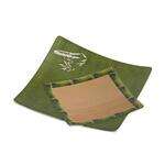 Yanco BA-1109 9x9-Inch Bamboo Style Melamine Square Plate, 24/CS