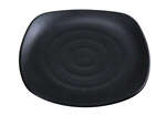 Yanco BP-1112 12-Inch Black Pearl Melamine Square Plate, DZ