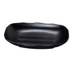 Yanco BP-2208 8.75x5.5-Inch Black Pearl Melamine Rectangular Deep Plate, 48/CS