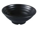 Yanco BP-3018 26 Oz 8-Inch Black Pearl Melamine Round Bowl, 24/CS