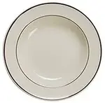 Yanco BR-3 10 Oz 9-Inch Porcelain Speckled Rim Soup Bowl, 24/CS