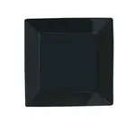 Yanco CA-108BK, 8&rdquo; Carnival Black Square China Plate, 36/CS