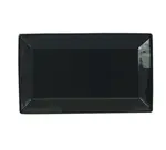 Yanco CA-210BK, 10&rdquo;x6&rdquo; Carnival Black Rectangular China Plate, 24/CS