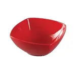 Yanco CA-405RD, 12 Oz Square Red China Carnival Salad Bowl, 36/CS