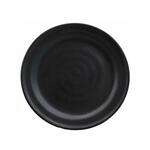 Yanco CAT-1018B 18-Inch Catering Melamine Round Black Plate, 6/CS