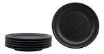 Yanco CAT-1020B 20-Inch Catering Melamine Round Black Plate, 6/CS