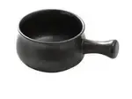 Yanco DB-4105 22 Oz 4.75x3-Inch Porcelain Diamond BlackSkillet Dish, 24/CS