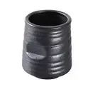 Yanco DB-9303 10 Oz 3.125x3.75-Inch Porcelain Diamond Black Tea Cup, 36/CS