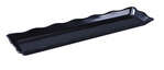 Yanco DC-6019B 19x5.25x1-Inch Deli Scallop Edged Black Melamine Display Tray, DZ