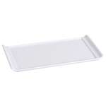 Yanco FU-1314 13x6.5-Inch Porcelain Rectangular Display Plate, 6/CS