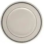 Yanco GB-5 5.5-Inch Porcelain Green Band Plate, 36/CS