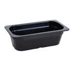 Yanco GN-513BK 2.3L GN Pan 12.8x 6.93x 3.94-Inch Rectangular Black Melamine 1/3 Pan, 6/CS