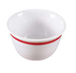 Yanco HS-303 7 Oz Houston Melamine Round White Bouillon Cup, 48/CS