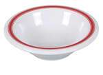 Yanco HS-5044 5 Oz Houston Melamine Round White Fruit Bowl, 48/CS