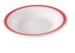Yanco HS-5809 13 Oz Houston Melamine Round White Pasta Bowl, 24/CS