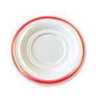 Yanco HS-9303 5.5-Inch Houston Melamine Round White Saucer, 48/CS
