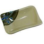 Yanco JP-0002 3 Oz Japanese Melamine Wave Shape Sauce Dish, 72/CS