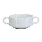Yanco JS-404 10 Oz 4-Inch Porcelain Jersey Bouillon Cup With Handle, 36/CS (Discontinued)