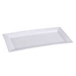 Yanco LK-210 10x6-Inch Lion King Porcelain Rectangular Super White Plate, 24/CS