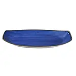 Yanco LY-213BU 13x7.375x1.5-Inch Lyon Blue Porcelain Rectangular Blue Plate, DZ