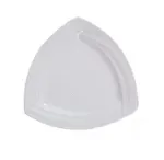 Yanco MM-10-TR 10-Inch Miami Porcelain Triangle White Plate, DZ