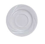 Yanco MM-2 5.5-Inch Miami Porcelain Round White Saucer, 36/CS