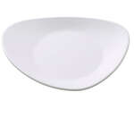 Yanco MO-110 10.5x9-Inch Moderne Melamine Triangle White Plate, 24/CS