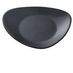 Yanco MO-112BK 12x10.5-Inch Moderne Melamine Triangle Black Plate, DZ