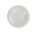 Yanco MS-006IV 6.5-Inch Milestone Melamine Wide Rim Round Ivory Plate, 48/CS