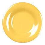 Yanco MS-006YL 6.5-Inch Milestone Melamine Wide Rim Round Yellow Plate, 48/CS
