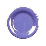 Yanco MS-010BU 10.5-Inch Milestone Melamine Wide Rim Round Blue Plate, 24/CS
