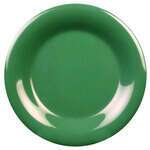 Yanco MS-010GR 10.5-Inch Milestone Melamine Wide Rim Round Green Plate, 24/CS