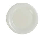 Yanco MS-010IV 10.5-Inch Milestone Melamine Wide Rim Round Ivory Plate, 24/CS