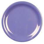 Yanco MS-106BU 6.5-Inch Milestone Melamine Narrow Rim Round Blue Plate, 48/CS