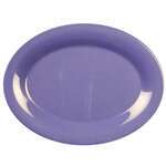 Yanco MS-209BU 9.5x7.25-Inch Milestone Melamine Oval Blue Platter, 24/CS