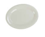 Yanco MS-209IV 9.5x7.25-Inch Milestone Melamine Oval Ivory Platter, 24/CS