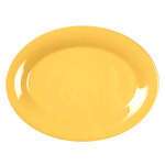 Yanco MS-209YL 9.5x7.25-Inch Milestone Melamine Oval Yellow Platter, 24/CS