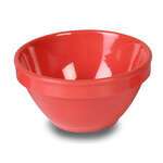 Yanco MS-313RD 8 Oz Milestone Melamine Round Orange Red Bouillon Cup, 48/CS