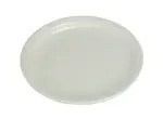 Yanco NR-8 9-Inch Normandy Melamine Round American White Plate With Narrow Rim, 24/CS