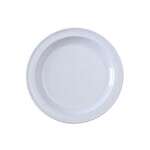 Yanco NS-105W 5.5-Inch Nessico Melamine Round White Plate, 48/CS
