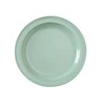 Yanco NS-107G 7.25-Inch Nessico Melamine Round Green Dessert Plate, 48/CS
