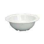 Yanco NS-305W 10 Oz 5.625x2-Inch Nessico Melamine Deep White Grapefruit Bowl, 48/CS