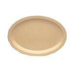 Yanco NS-516T 15.5x10.75-Inch Nessico Melamine Oval Tan Platter With Narrow Rim, DZ