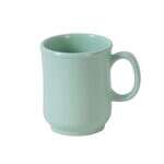 Yanco NS-901G 8 Oz 3x3.625-Inch Nessico Melamine Round Green Bulbous Mug, 48/CS