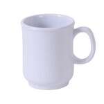 Yanco NS-901W 8 Oz 3x3.625-Inch Nessico Melamine White Bulbous Mug, 48/CS