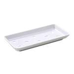 Yanco OK-608 8x3.75x0.75-Inch Osaka Melamine Square White Food Container, 48/CS