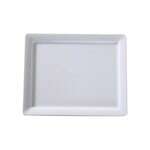 Yanco OK-7012 12.75x10.5-Inch Osaka Melamine Rectangular White Plate, DZ