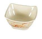 Yanco OR-5450 10 Oz 4.75x2.25-Inch Orchis Melamine Square Gold Bowl, 48/CS