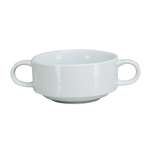 Yanco PA-404 10 Oz 4-Inch Paris Porcelain Round Super White Bouillon Cup With Handle, 36/CS