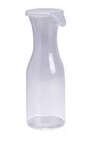 Yanco PC-046 11x3.75-Inch 46 Oz Clear Plastic Wine/Juice Decanter w/Lid, DZ